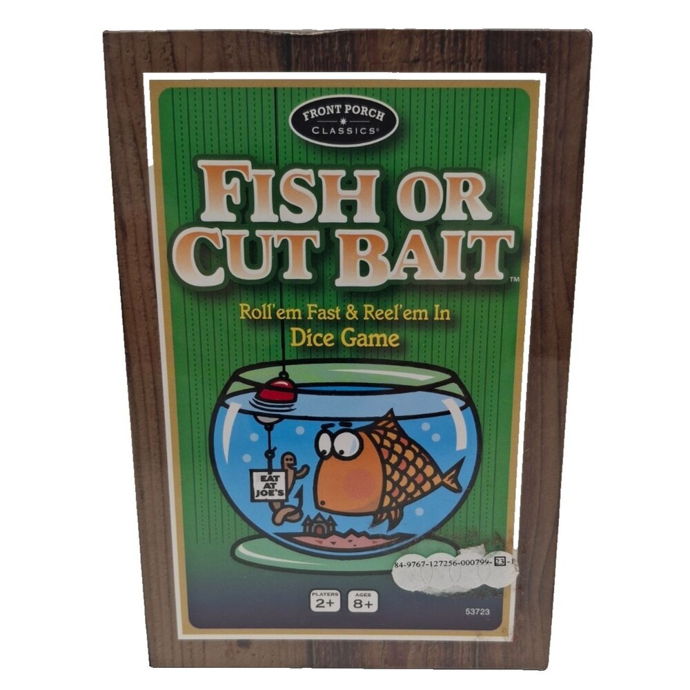 Fish or Cut Bait Dice Game Ages 8+ Family Fun Brand New Sealed